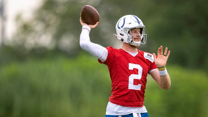 Colts' OC Marcus Brady Says Carson Wentz 'Did Well' in First Action of Training Camp