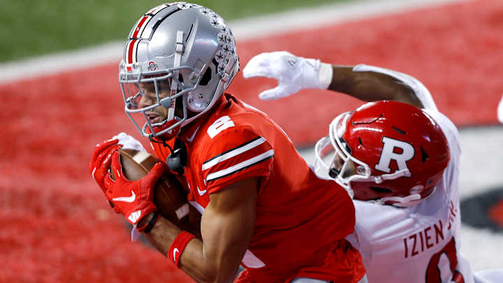 Ohio State Wide Receiver Chris Olave Named To Walter Camp Award Watch List