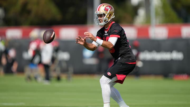 Jimmy Garoppolo Throws Two Interceptions on Day 4 of Camp
