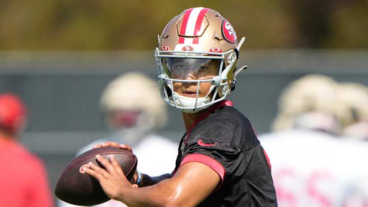 Kyle Shanahan Not Budging on First-Team Reps for Trey Lance