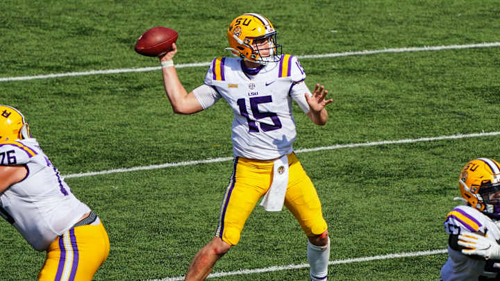 LSU QB Myles Brennan Suffers Arm Injury, Will Require Surgery