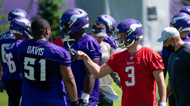 Vikings Training Camp Recap, Day 7: Wyatt Davis and Christian Darrisaw Return to Action Vikings Training Camp Recap, Day 7: Wyatt Davis and Christian Darrisaw Return to Action