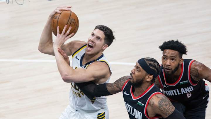 New Spurs Forward Doug McDermott Averaged More Points Last Season On The Pacers Than New Lakers' Forward Carmelo Anthony Did On The Trail Blazers