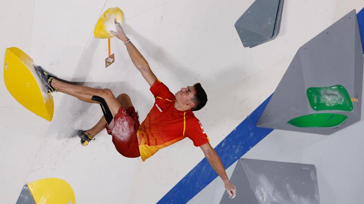 Spain's Alberto Ginés López Wins First Olympic Sport Climbing Gold Medal