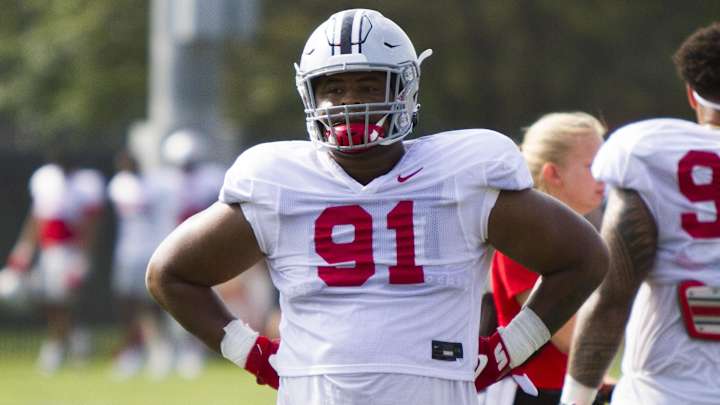 Ohio State Defensive Tackle Tyleik Williams Loses Black Stripe