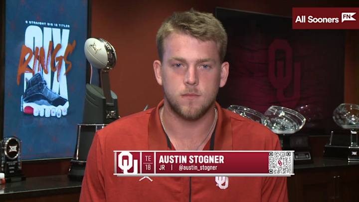 WATCH: Oklahoma Tight End Austin Stogner Media Day