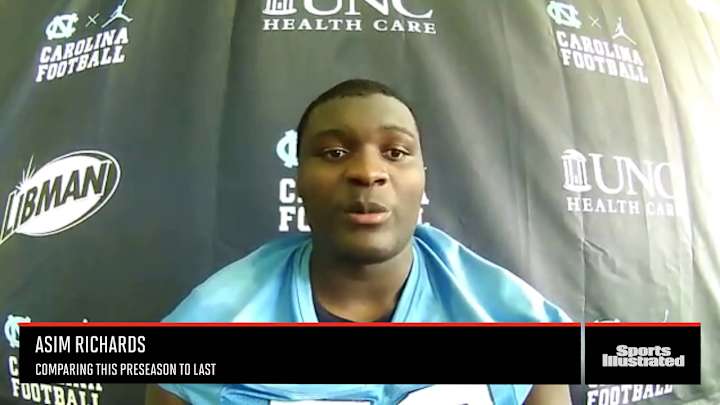 UNC Lineman Asim Richards: "We're Gonna Get Sam Howell That Heisman"