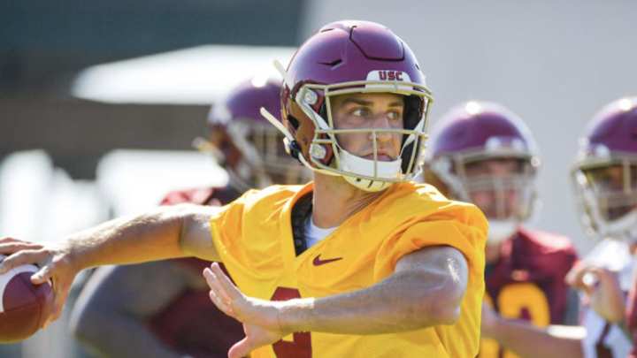 USC's Quarterback Battle Continues, Kedon Slovis Looks Like a 'Vet' During Fall Camp