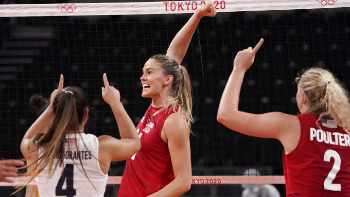 Former Purdue Star Annie Drews, USA Volleyball Wins Gold Medal at 2020 Tokyo Olympics Former Purdue Star Annie Drews, USA Volleyball Wins Gold Medal at 2020 Tokyo Olympics