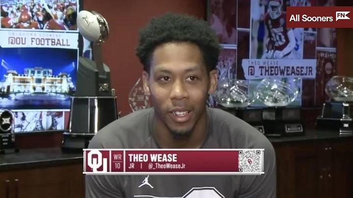 WATCH: Oklahoma WR Theo Wease Zoom