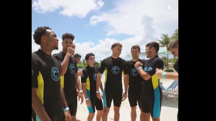 Practice in Paradise: Hoosiers Arrive in Bahamas for Exhibition Games Getaway Practice in Paradise: Hoosiers Arrive in Bahamas for Exhibition Games Getaway