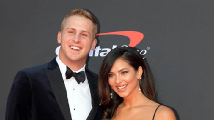 Christen Harper Visits Lions Training Camp: 'Always Rooting for 16'