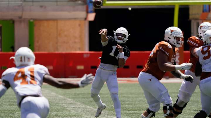 QB Casey Thompson and OG Junior Angilau Named To Award Watch Lists QB Casey Thompson and OG Junior Angilau Named To Award Watch Lists