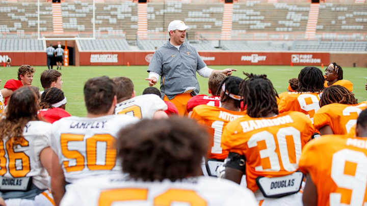 'Do Not Look Up at the Damn Scoreboard': Heupel Discusses Team Philosophy 'Do Not Look Up at the Damn Scoreboard': Heupel Discusses Team Philosophy