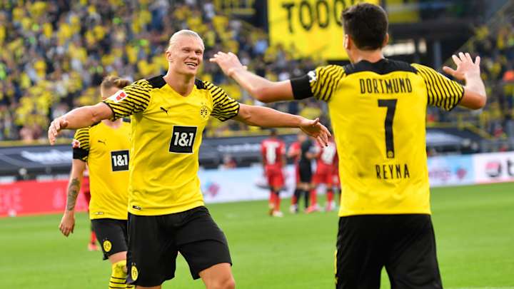 Haaland Records Two Goals and Three Assists, USMNT's Reyna Scores in Dortmund Win Haaland Records Two Goals and Three Assists, USMNT's Reyna Scores in Dortmund Win