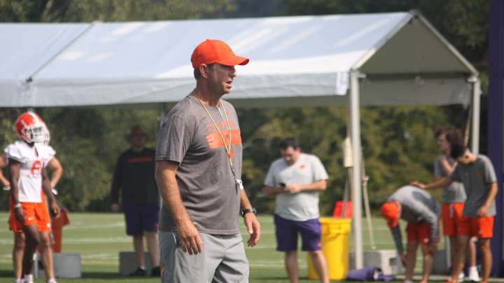 Swinney: Penalties on Offense, Lack of for Defense Dominate Clemson's First Scrimmage