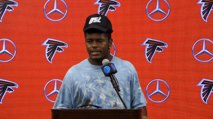 WATCH: Falcons Pick Off Dolphins QB Tua Tagovailoa In End Zone Before Halftime