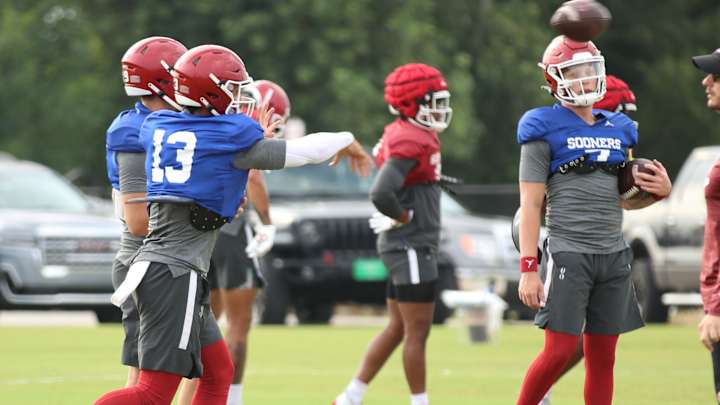 Watch: Offense Highlights from Oklahoma's Open Practice Watch: Offense Highlights from Oklahoma's Open Practice