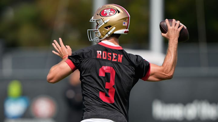 49ers Waive Josh Rosen after Preseason Debut