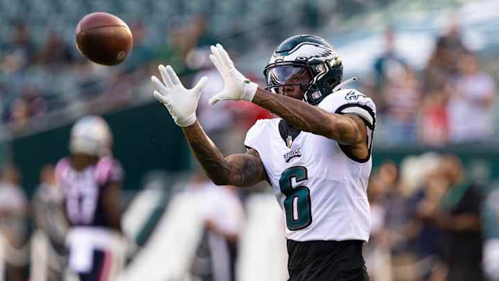 DeVonta Smith in, Jake Elliott Out vs. Patriots