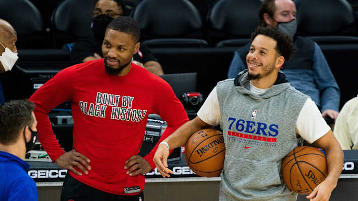 Blazers' Damian Lillard Encourages Sixers Fan to Get Philly to Listen to His Album