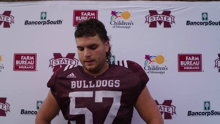 Watch: Mississippi State OL Cole Smith, RB Omni Wells Post-Practice Press Conference, 08/20/2021