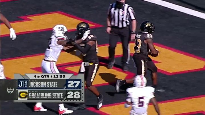 Elder's 2nd TD has Grambling over Jackson St., 28-27 Elder's 2nd TD has Grambling over Jackson St., 28-27