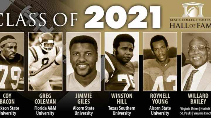 Black College Football Hall of Fame Class of 2021 Black College Football Hall of Fame Class of 2021