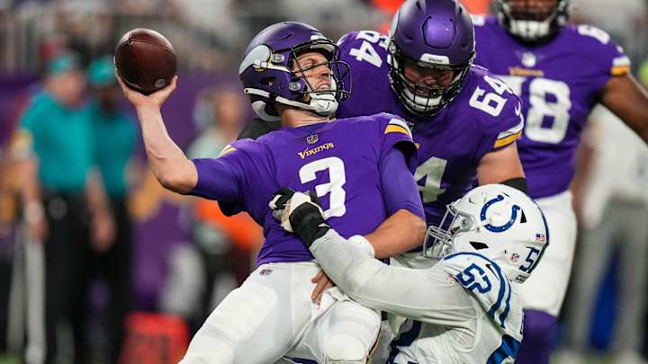Vikings Backup QBs Struggle Again in 12-10 Preseason Loss to Colts Vikings Backup QBs Struggle Again in 12-10 Preseason Loss to Colts