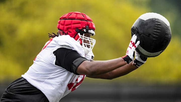 VIDEO: Here's What Indiana Offensive Tackle Caleb Jones Said Friday