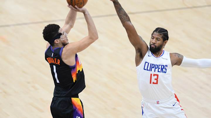 Devin Booker And Paul George On The Same Team? The Phoenix Suns And Los Angeles Clippers All-Stars Could Have Been A Dynamic Duo Together On This Team Devin Booker And Paul George On The Same Team? The Phoenix Suns And Los Angeles Clippers All-Stars Could Have Been A Dynamic Duo Together On This Team