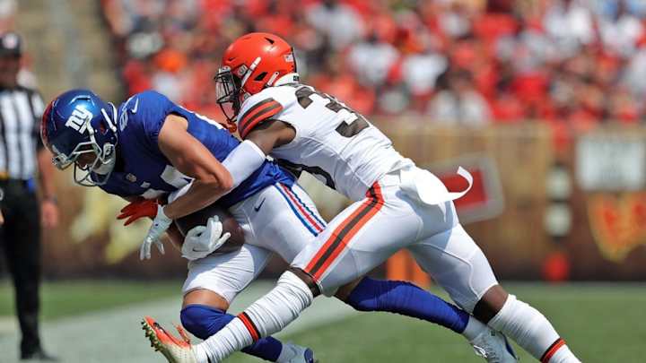 Five New York Giants Who Boosted Their Stocks Against Cleveland Five New York Giants Who Boosted Their Stocks Against Cleveland