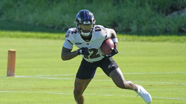 Ravens Rookie Rashod Bateman Progressing, Running Route