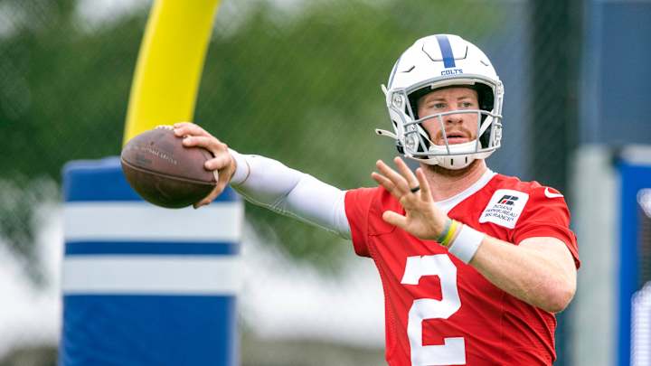 Colts' Carson Wentz Returns to Practice Monday