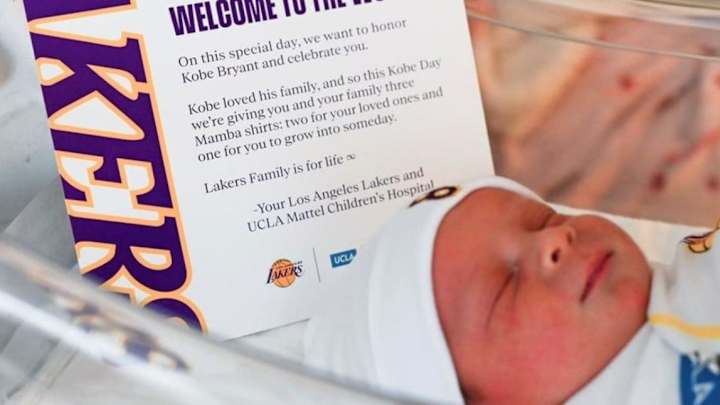Kobe Bryant Day: Lakers Honored Kobe Bryant with Special Gifts to New Babies at UCLA Hospital Kobe Bryant Day: Lakers Honored Kobe Bryant with Special Gifts to New Babies at UCLA Hospital