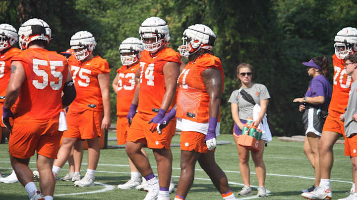 Freshman Marcus Tate's Performing 'No Small Feat' on Clemson's Offensive Line