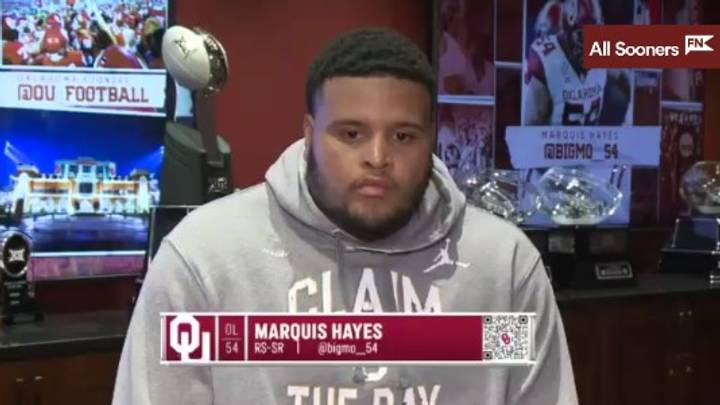 WATCH: Oklahoma OL Marquis Hayes Zoom