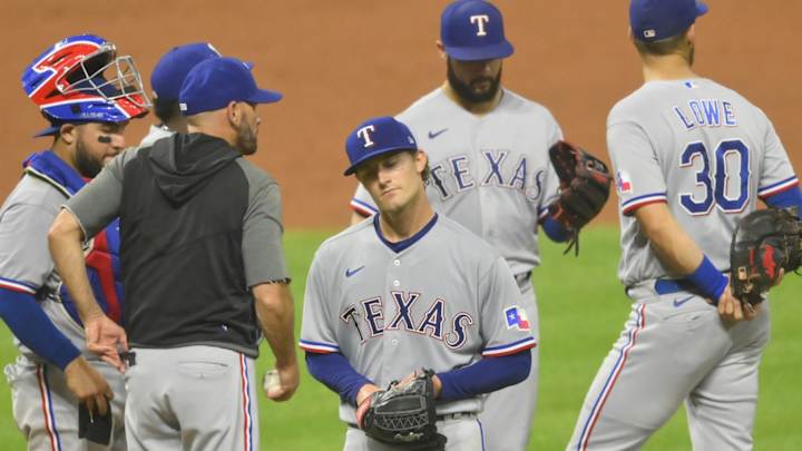 Latz's 'Composure' Impressive In Debut; Rangers Fall To Indians, 7-2 Latz's 'Composure' Impressive In Debut; Rangers Fall To Indians, 7-2