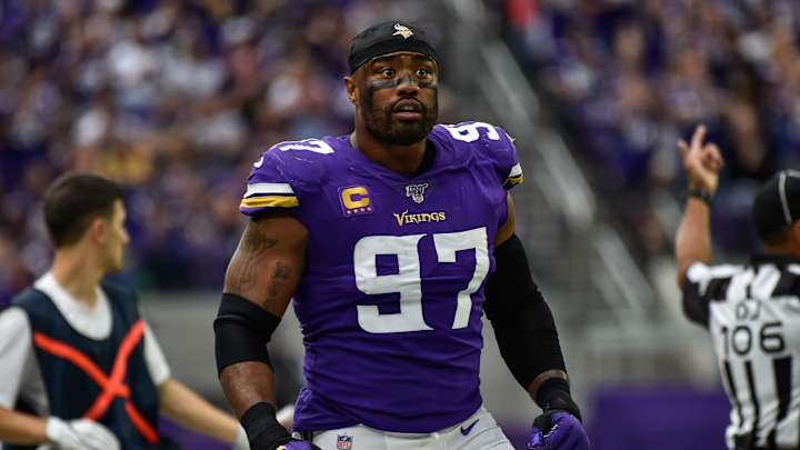 Everson Griffen's Contract Details, Potential to Get Jersey No. 97 From Michael Pierce