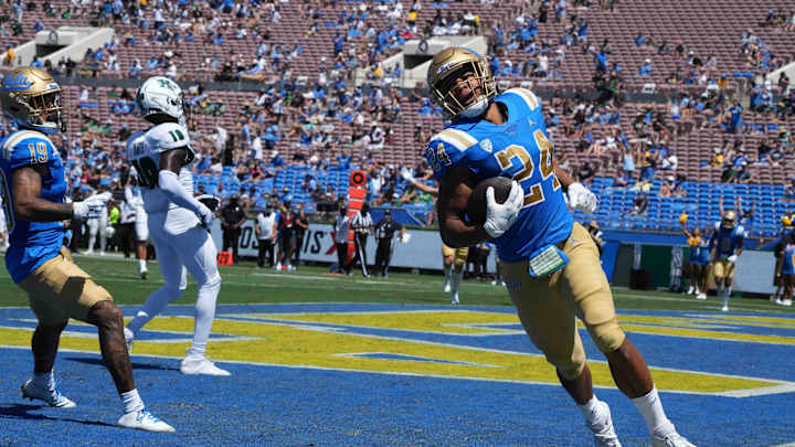 Zach Charbonnet, UCLA football run away with blowout win over Hawaii