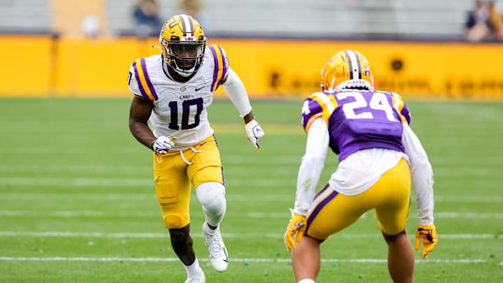 LSU Football Deep Wide Receiver Corps Offers Plenty of Exciting Possibilities in Offense
