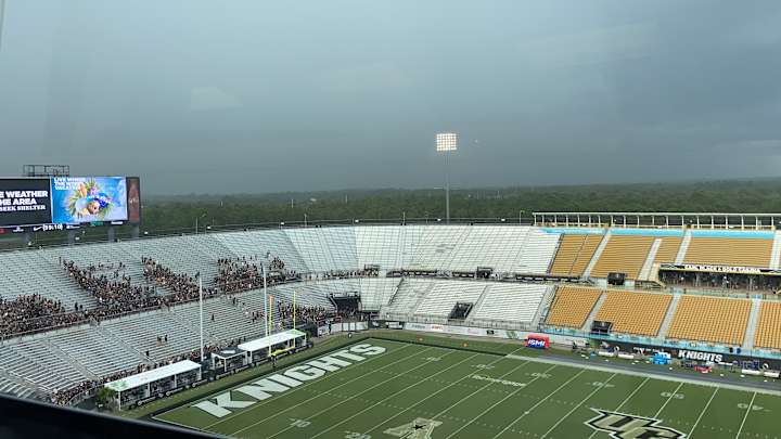 Lightning Delay for Boise State at UCF Lightning Delay for Boise State at UCF