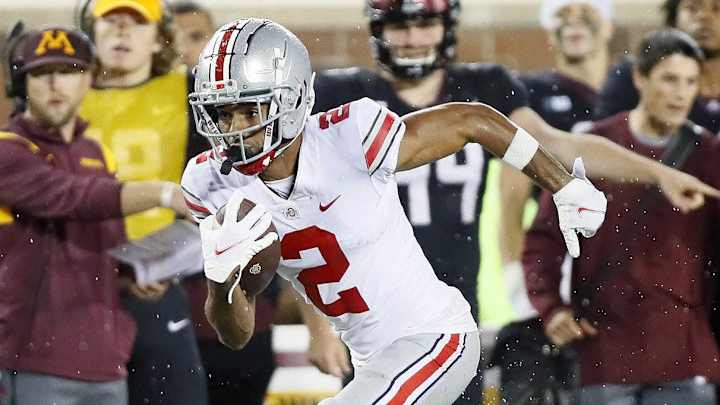 Ohio State Wide Receiver Chris Olave Named Reese’s Senior Bowl Player Of The Week