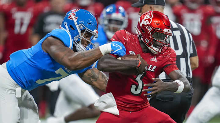 Louisville Stumbles in Season Opener vs. Ole Miss Louisville Stumbles in Season Opener vs. Ole Miss