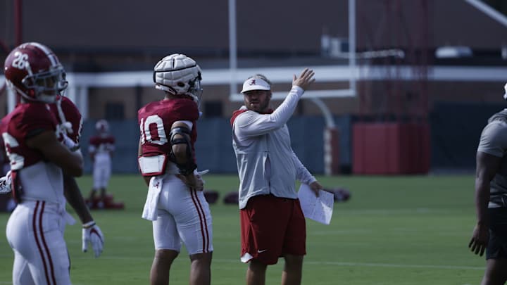 Photos and Video from Alabama Football's Second Practice of Mercer Week