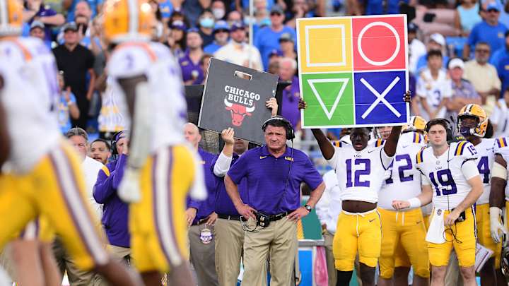 What LSU Coach Ed Orgeron Said About Central Michigan Matchup