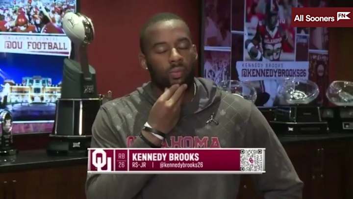 WATCH: Oklahoma RB Kennedy Brooks Zoom 9/8
