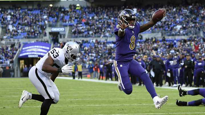 Raiders Bracing for Lamar Jackson, Stopping Ravens Run Game