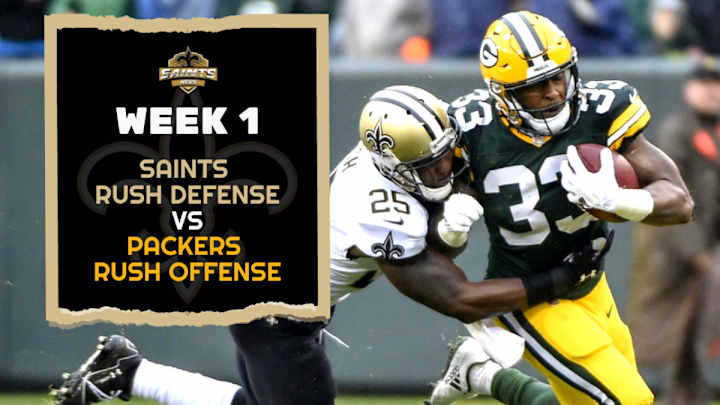 Saints Run Defense vs. Packers Rushing Attack