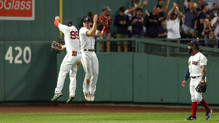 Red Sox Outfielder Hunter Renfroe Made an Epic Throw to Beat the Rays